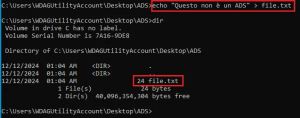 Dentro le Tecniche di Evasion dei Malware: Alternate Data Stream (ADS)